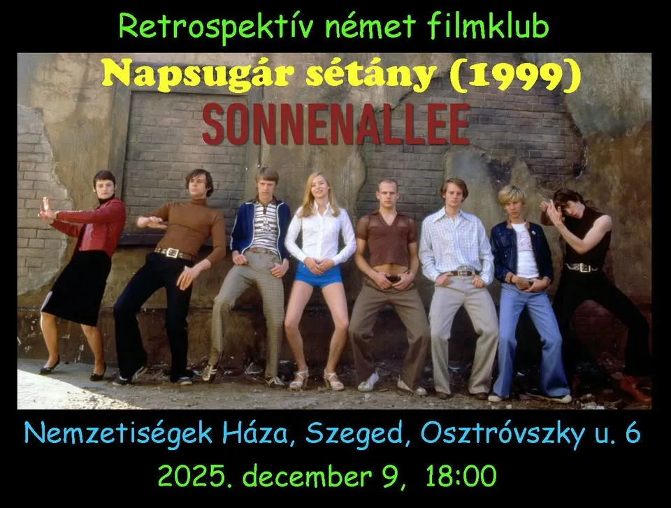 Retrospektív német filmklub: Napsugár sétány (Sonnenallee)